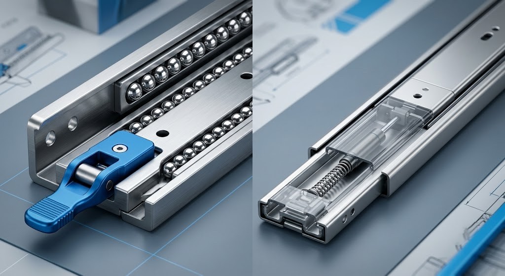 Say Goodbye to Friction and Noise: 3 Critical Installation Details and Detachment Hacks for 3-Fold Ball Bearing Slides